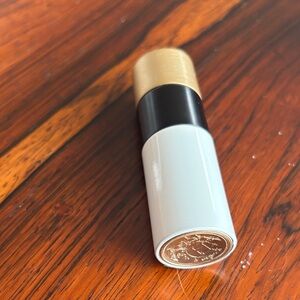 Hermès réputé Casaque used Gold and Black Lipstick Tube